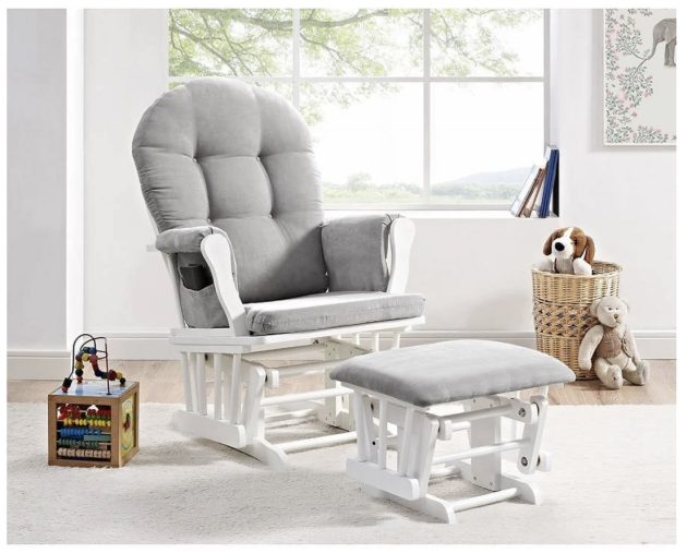 Angel Line Windsor Glider and Ottoman